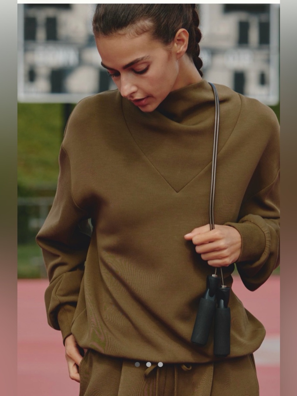 Varley Betsy Cowl-Neck Sweatshirt